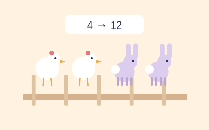 Chickens and Rabbits game cover illustration