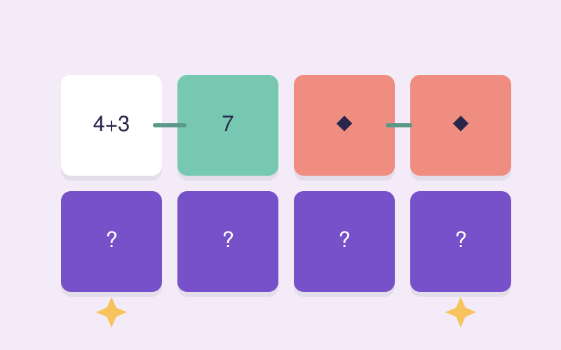 Equal Sums Memory game cover illustration