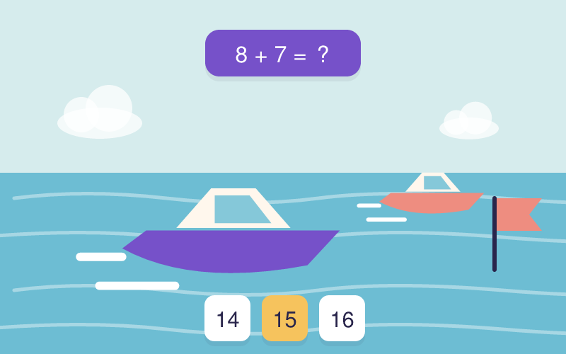 Jet Ski Addition game cover illustration