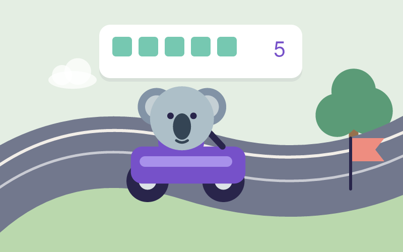Koala Karts game cover illustration