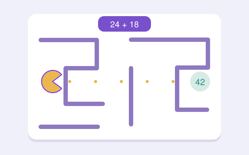 Math Man: Addition Blitz game cover illustration