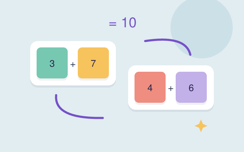 Number Pairs 10 game cover illustration