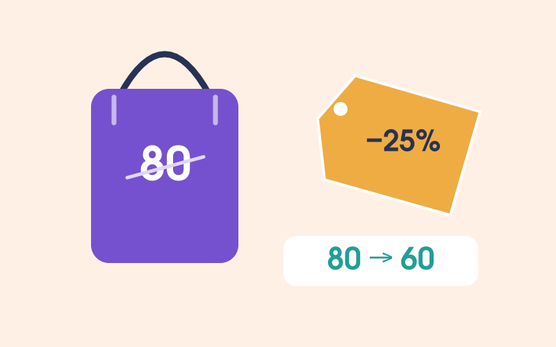Percent Discount game cover illustration
